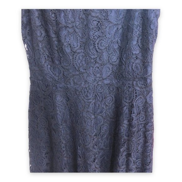 NWT Revolve BB Dakota by Steve Madden Fenton Lace Mini Dress Navy Size 6 - Picture 9 of 12